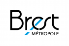 Logo Brest métropole fond blanc